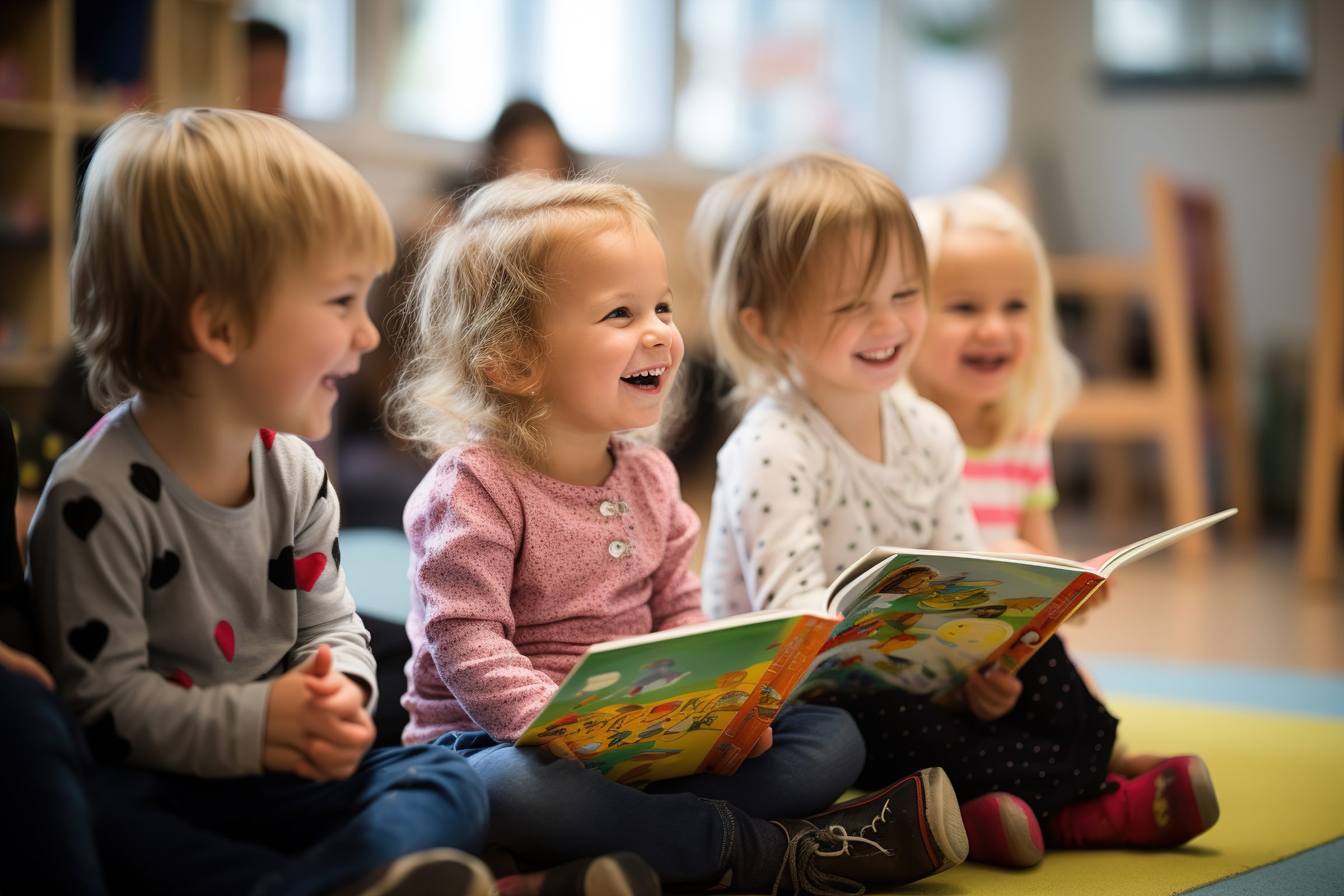 Story time at early learning